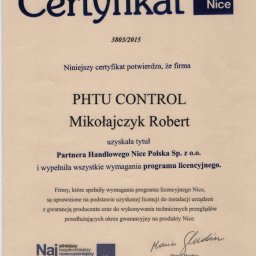 Automatyka do bram Borzykowa 2