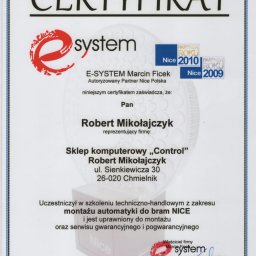 Automatyka do bram Borzykowa 3