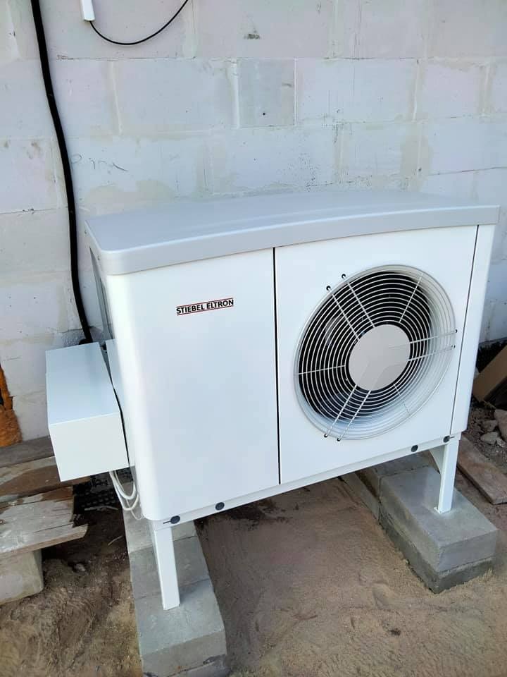 Montaż pompy ciepła stiebel eltron Monoblok