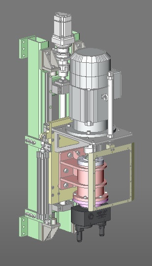 Projekt głowicy wiertarskiej, dwu-wrzecionowej