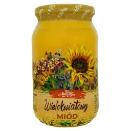 Miód Wielokwiatowy skrystalizowany - Słoik 1,2 kg