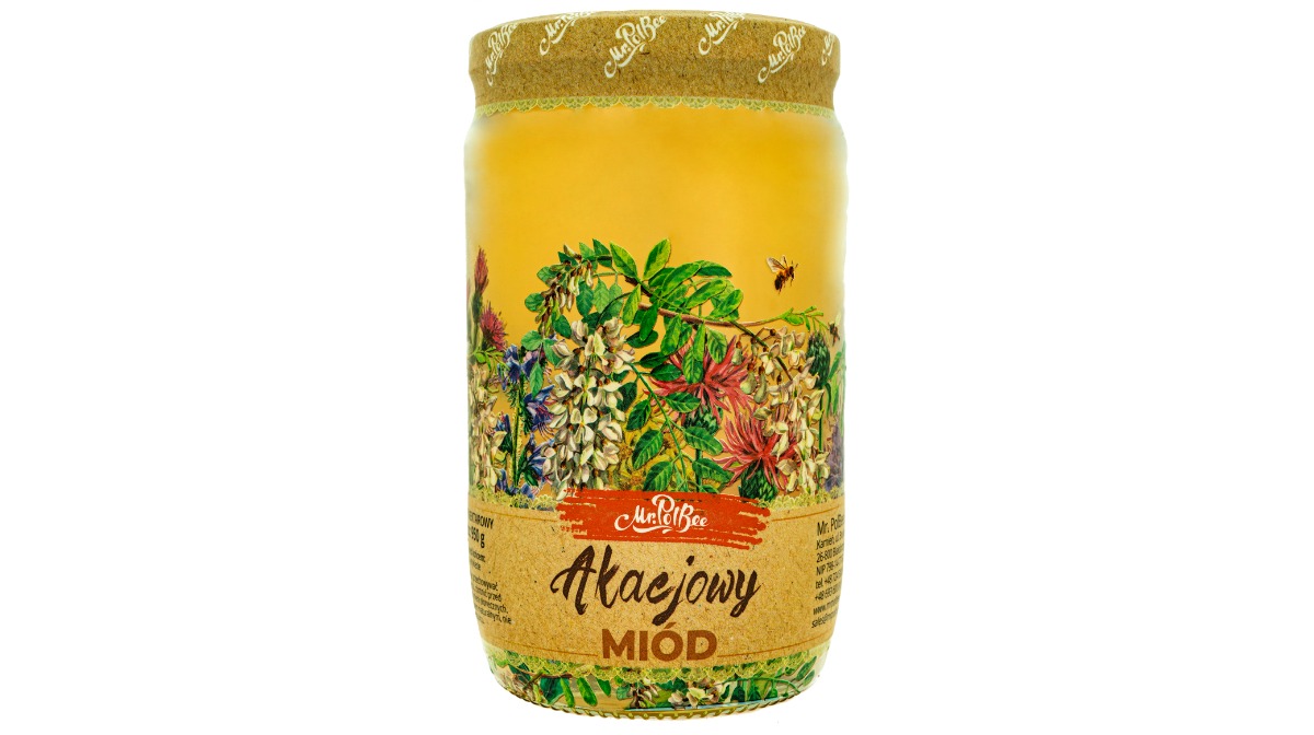 Miód Akacjowy - Słoik 950 g
