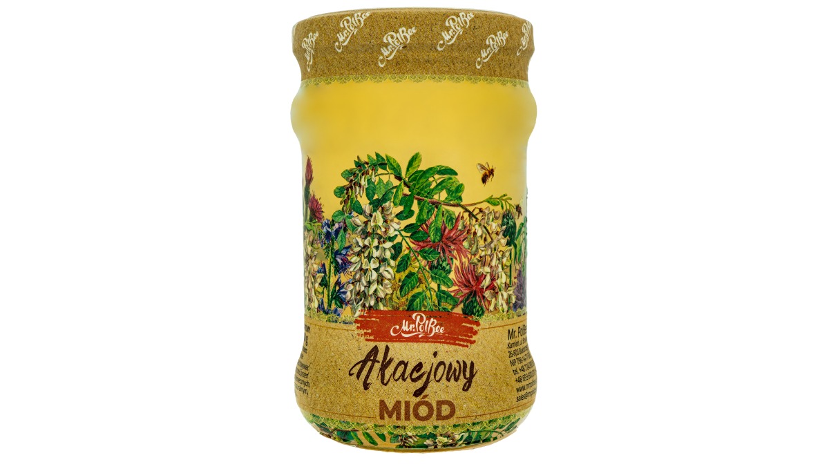 Miód Akacjowy - Słoik 400 g