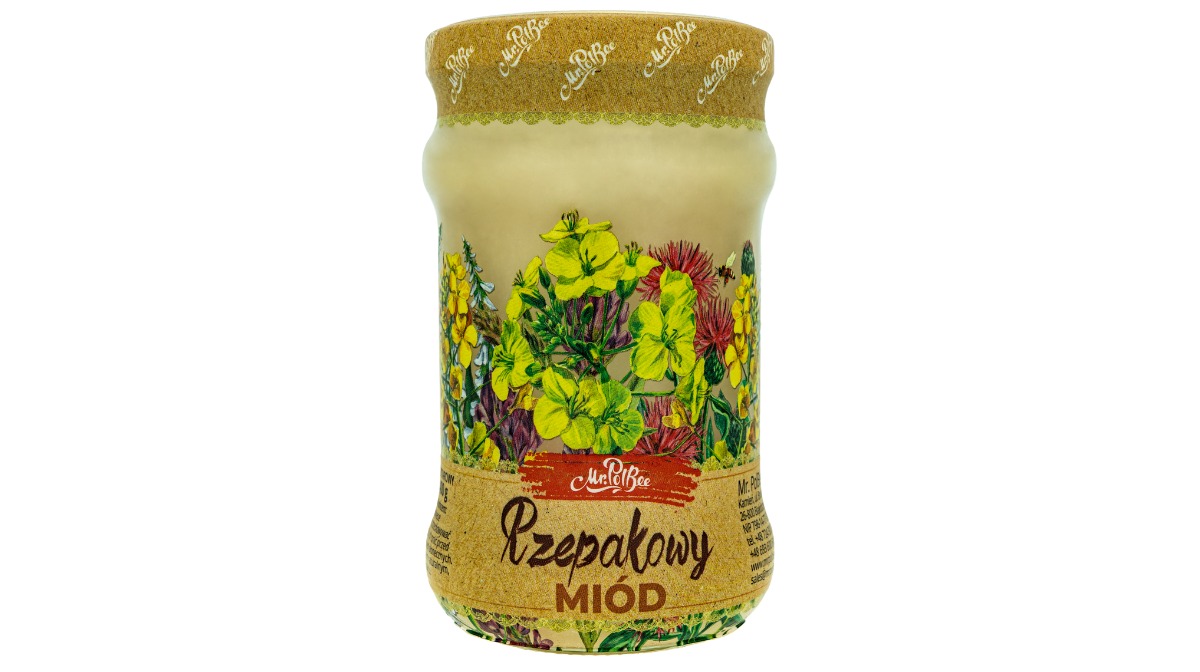 Miód Rzepakowy - Słoik 400 g