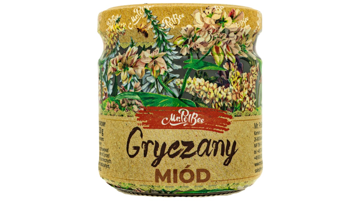 Miód Gryczany - Słoik 250 g