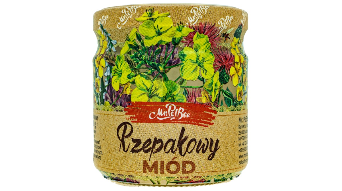 Miód Rzepakowy - Słoik 250 g