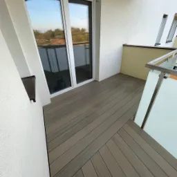 Deska tarasowa kompozytowa na balkonie ;)