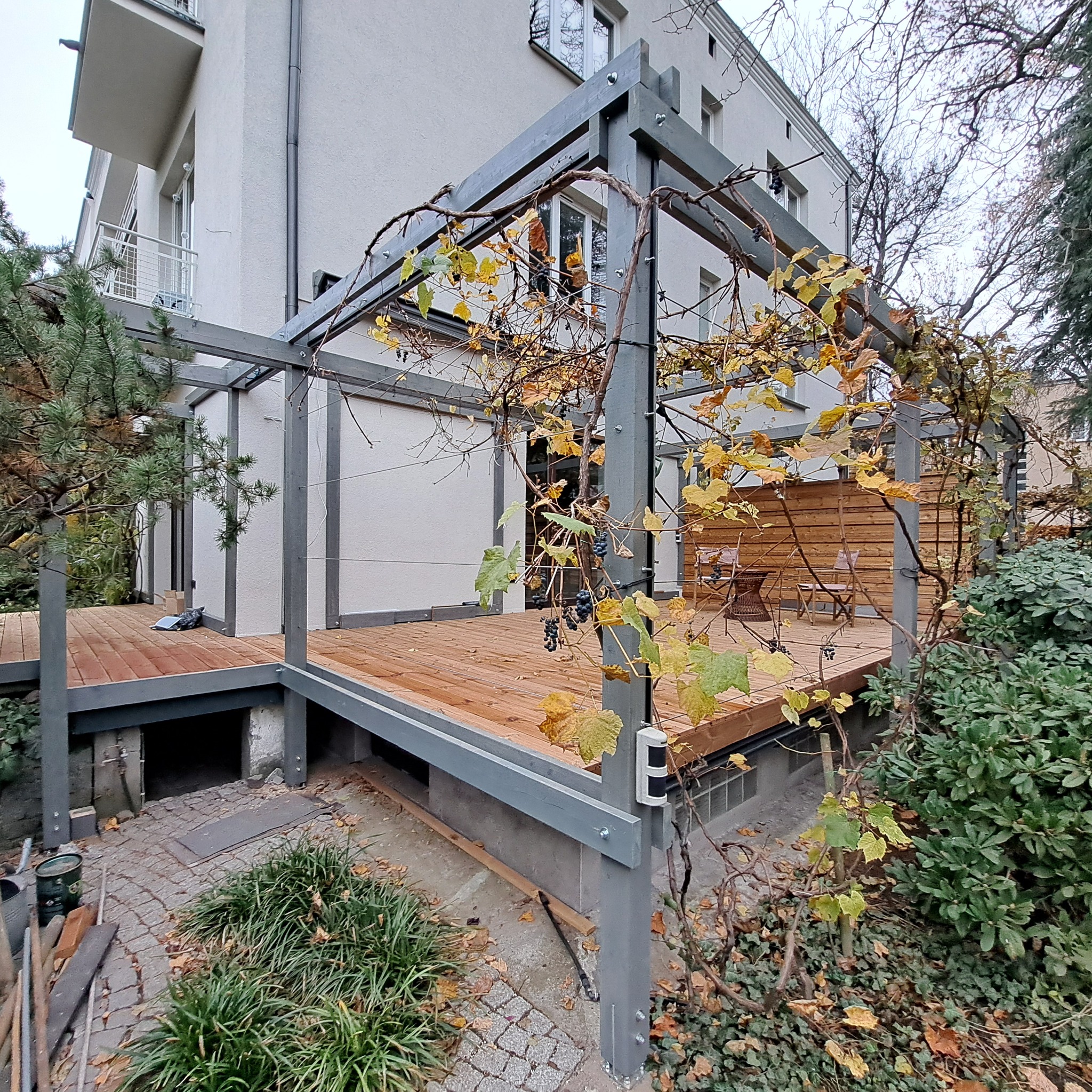 Tarasy, konstrukcje, schody