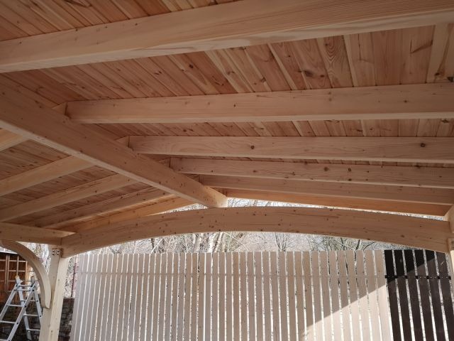 Wiaty samochodowe, konstrukcje