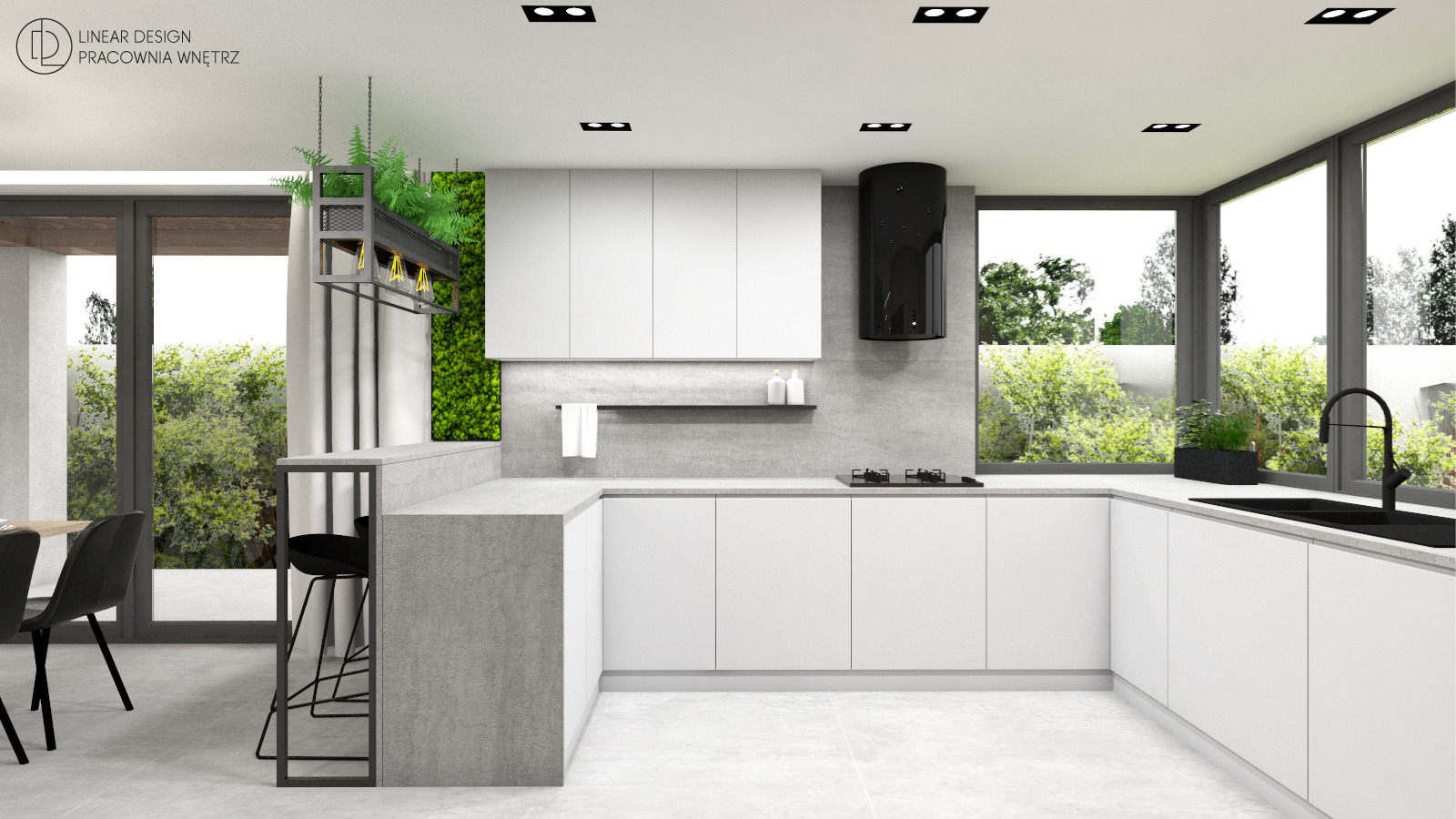 Kuchnia otwarta na salon 1