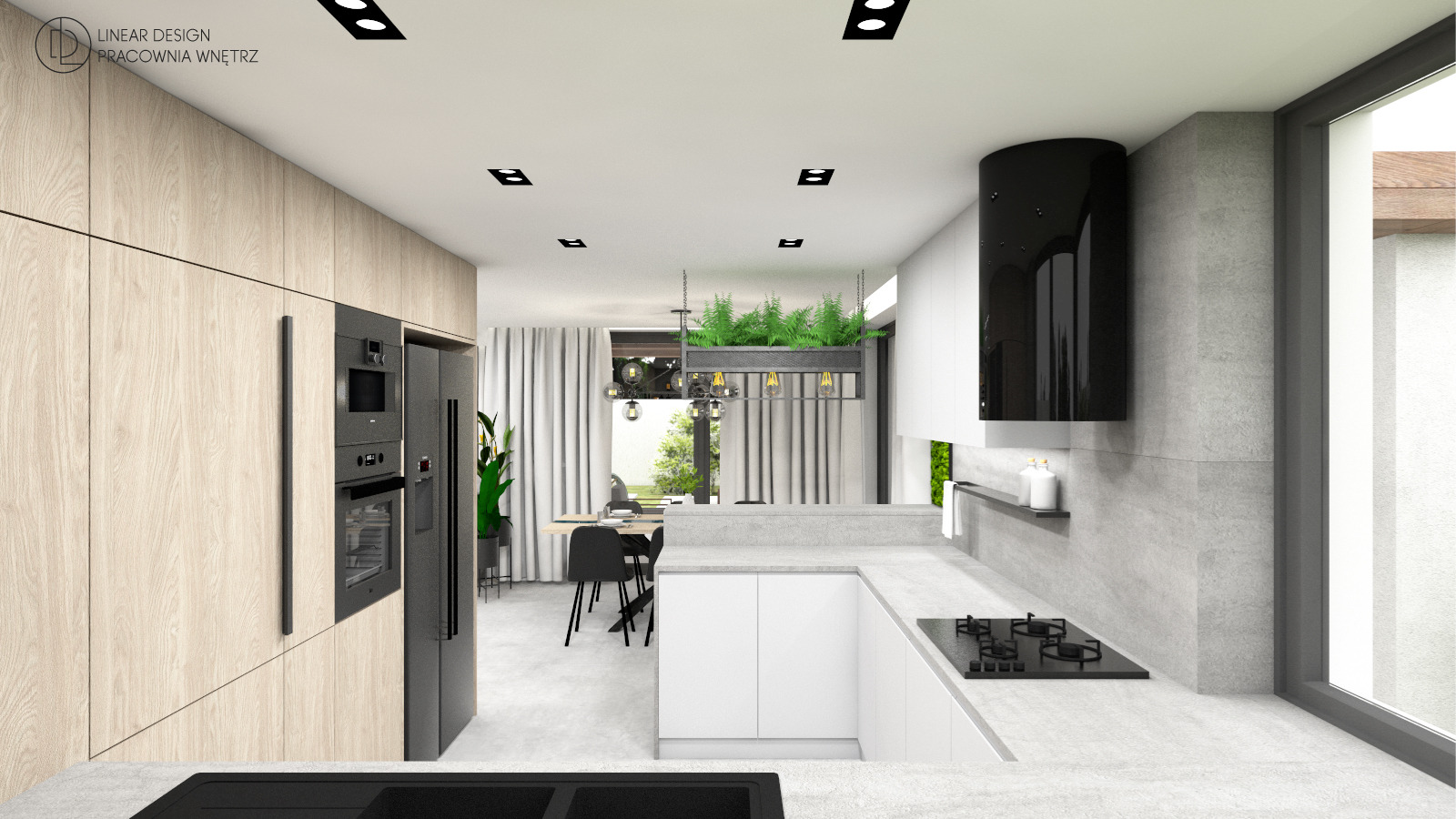 Kuchnia otwarta na salon 2
