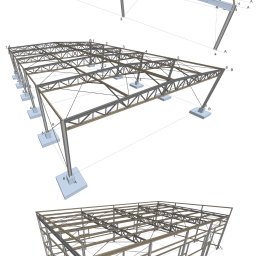 Przykładowe modele konstrukcji do projektów budowlanych