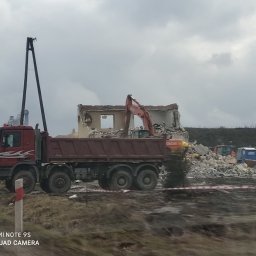 Województwo lubelskie, prace rozbiórkowe i wyburzeniowe na odcinku 18 km przy realizacji  Umowy dla Strabag- budowa drogi ekspresowej S19 Lublin-Rzeszów.