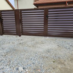 Ogrodzenie wzór żaluzja aluminium 