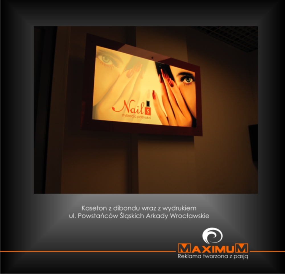 Kasetony reklamowe, Litery 3D , systemy informacyjne Reklama MaximuM