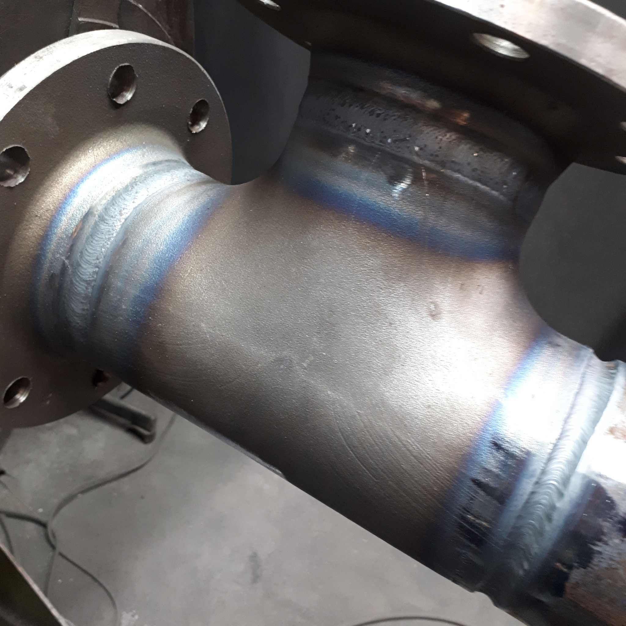 Spawanie pod RTG stal czarna