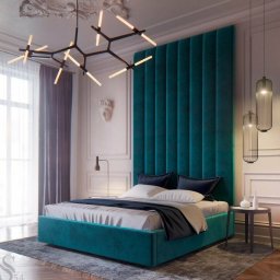 Loże z wezgłowiem tapicerowanym o panelach pod sufit 