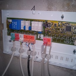 Montaż automatyki do kotła gazowego działającego na 2 osobne układy grzewcze - podłogówka i grzejniki