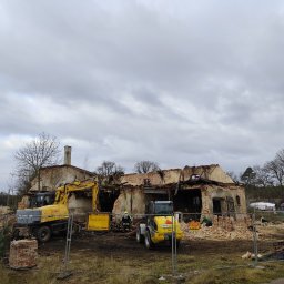 Rozbiórki budynków Lubań 2