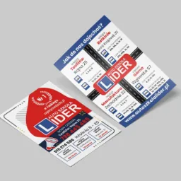 Ulotki dla Auto Szkoła LIDER