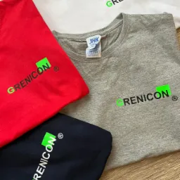 T-shirt roboczy / sportowy z nadrukiem z foli flex