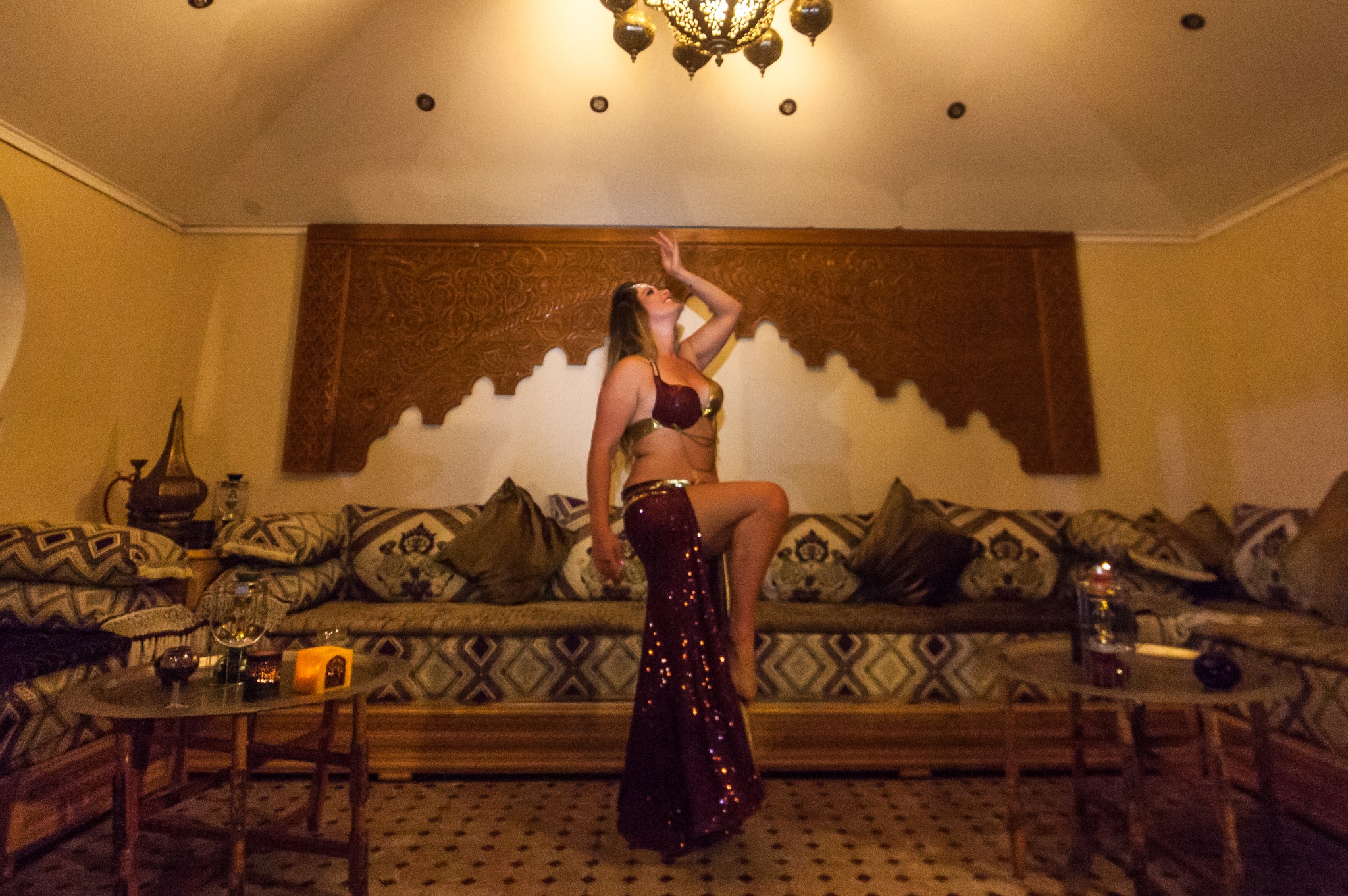Pokaz tańca brzucha / Restauracja / Francja