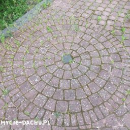 Mycie-dachu.pl - Mycie kostki brukowej przed