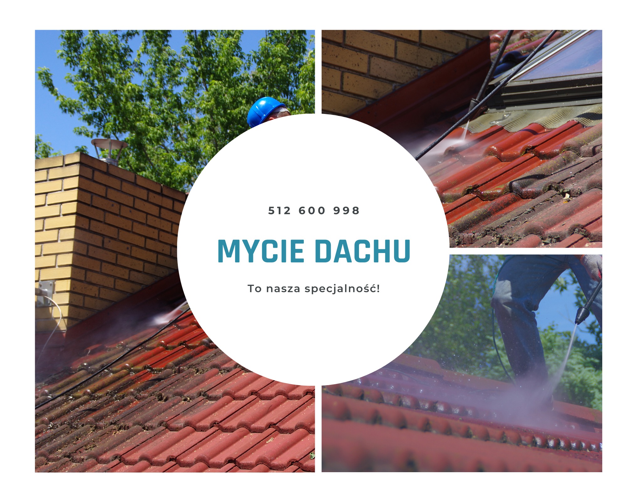 Mycie dachów to nasza specjalność. Zaufaj specjalistom