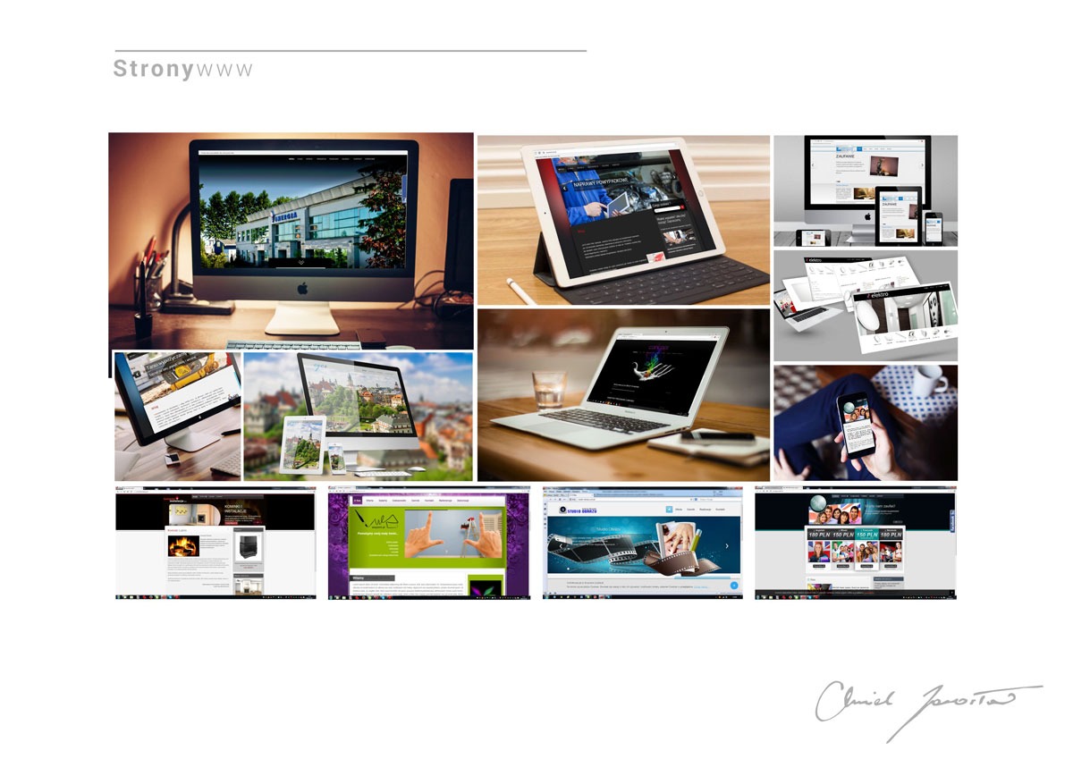 Strony www