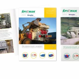 Foldery reklamowe firmy Śpiewak.