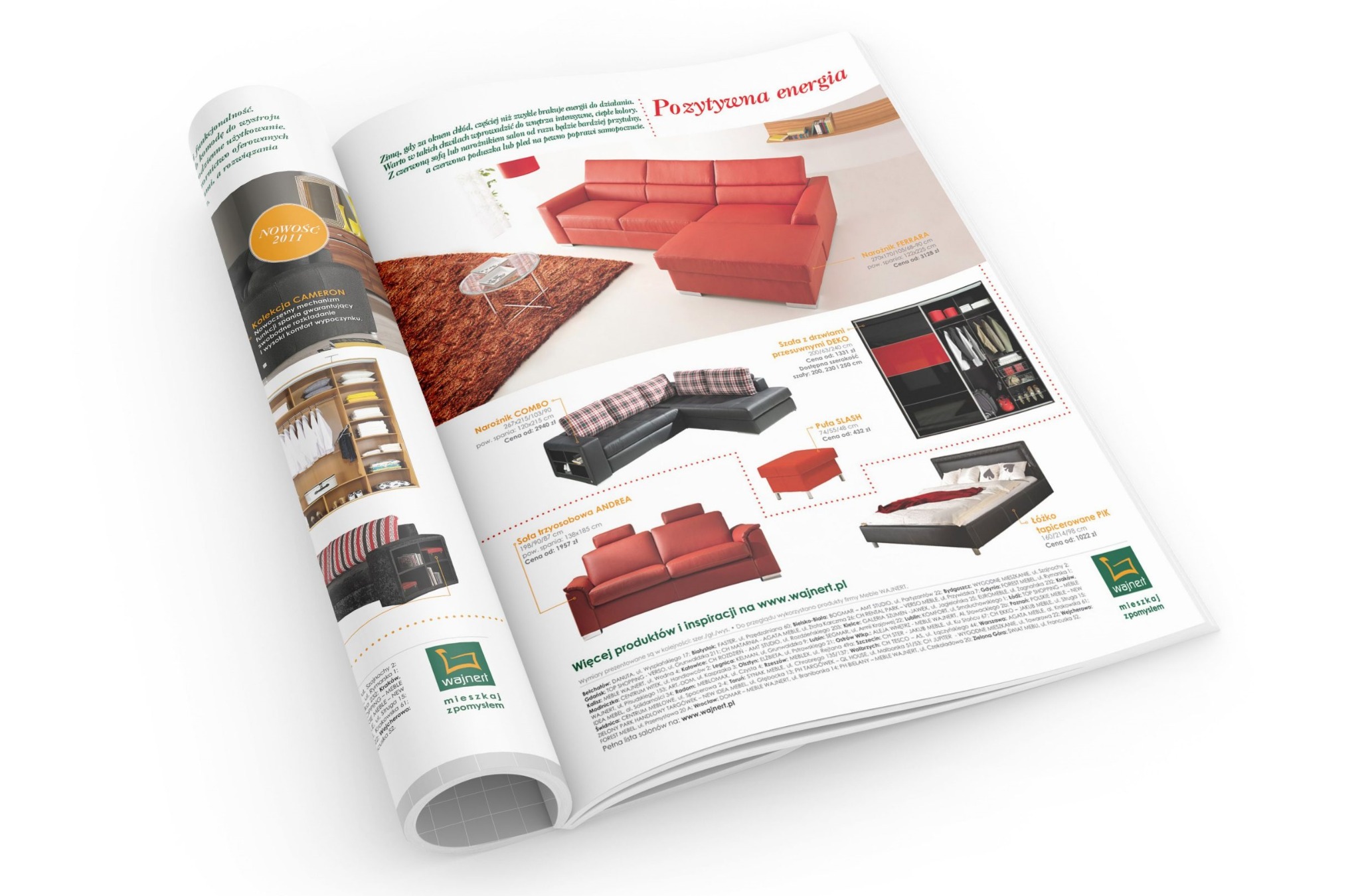 Reklama prasowa firmy Wajnert.