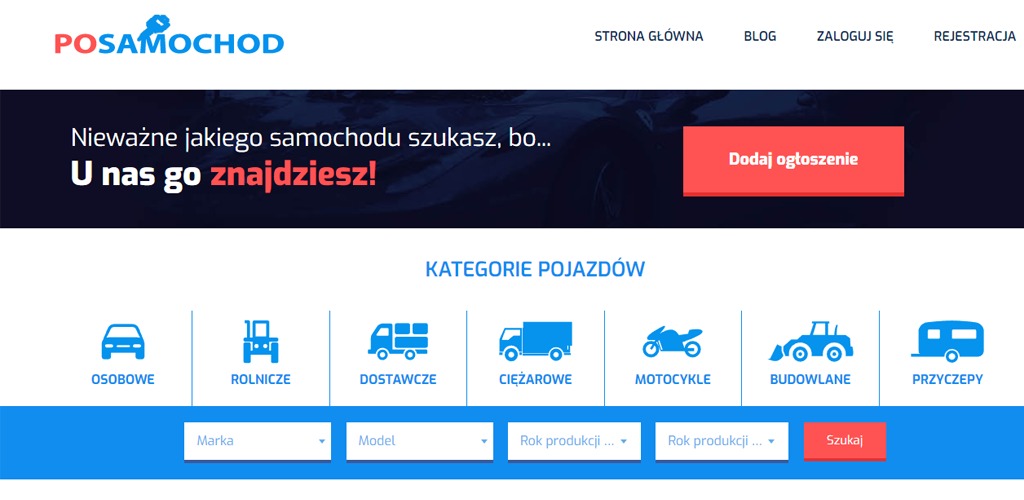 strona główna na komputerach