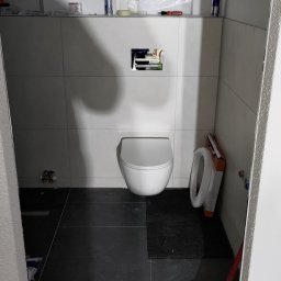 Toaleta zamontowana