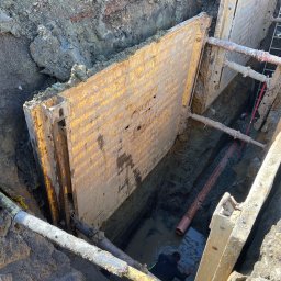 Przyłącze wod kan Międzybrodzie Bialskie 4