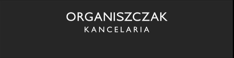 Logo Kancelarii 'Organiszczak' na ciemnym tle.