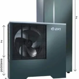 pompa ciepła - jednostka wewnętrzna i zewnętrzna