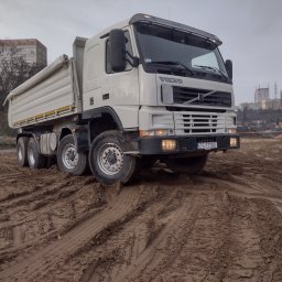 Wywóz ziemi, dostawa kruszyw