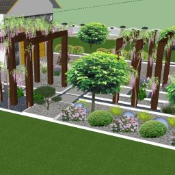 Projekt ogrodu nowoczesnego