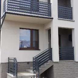 Balustrada w budynku prywatnym.