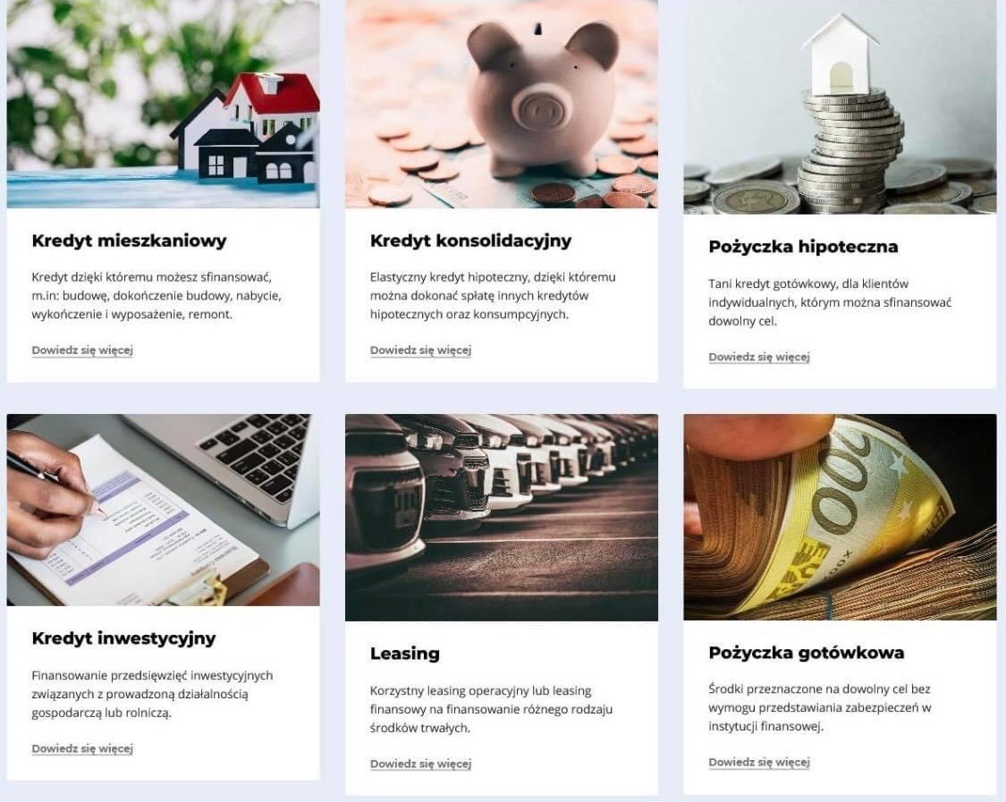 wybierz co potrzebujesz