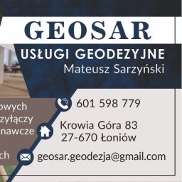 GEOSAR Usługi geodezyjne Mateusz Sarzyński - Znakomita Ewidencja Gruntów w Tarnobrzegu