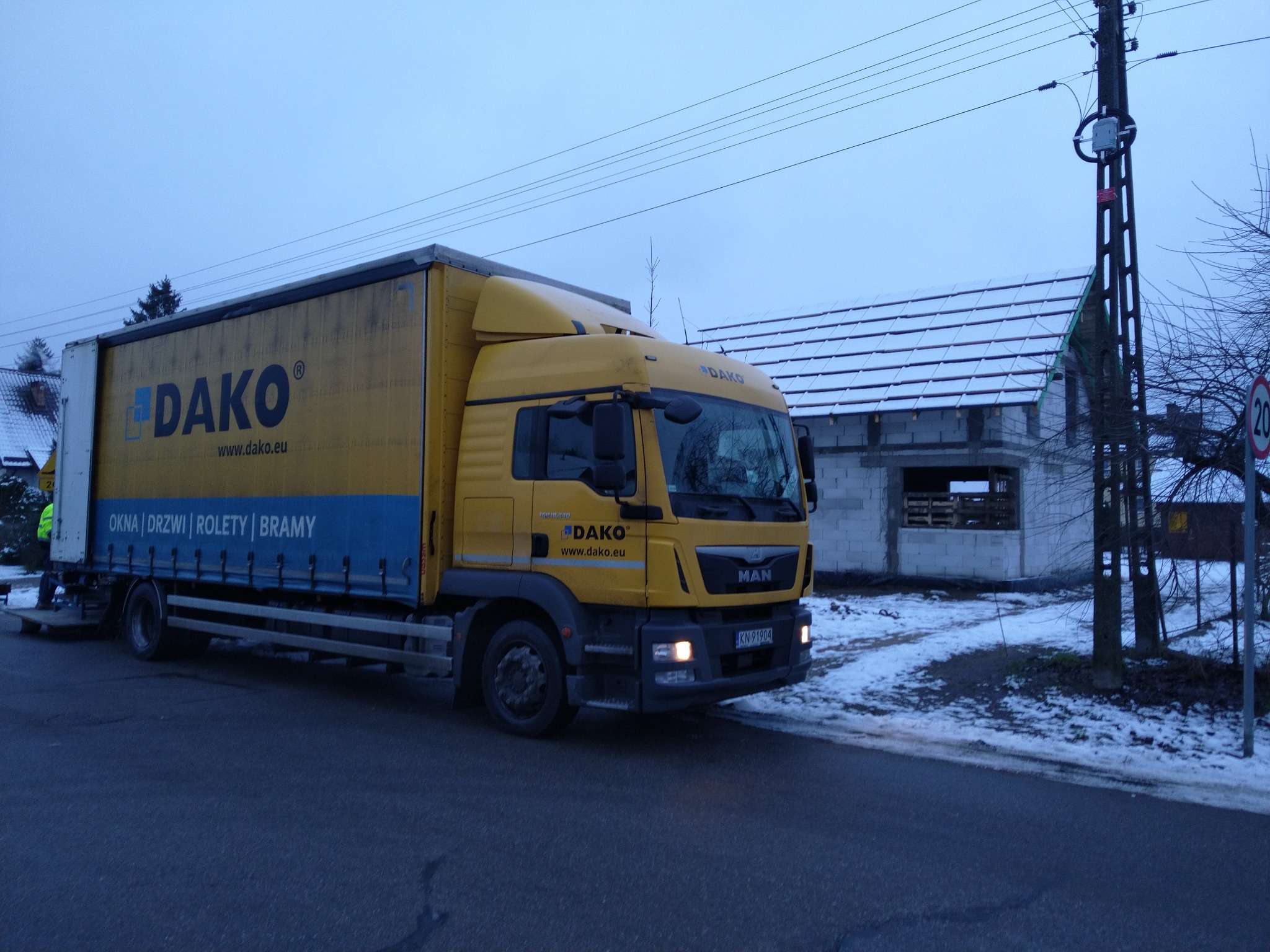 Okna DAKO DPQ-82 Montaż styczeń 2023