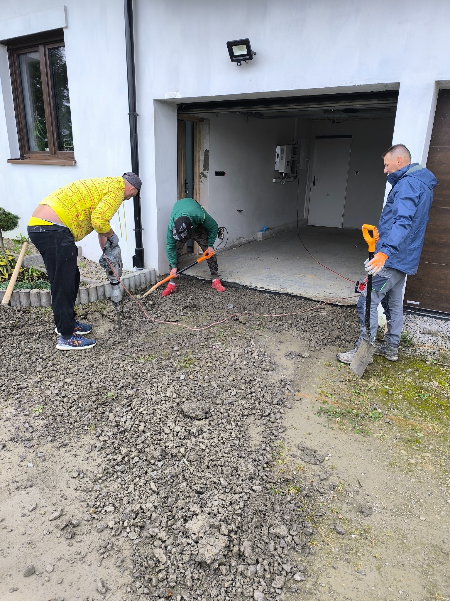 Ułożenie kostki brukowej województwo podkarpackie Biecz.