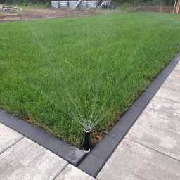 Zraszacze HUNTER oraz trawa z rolki