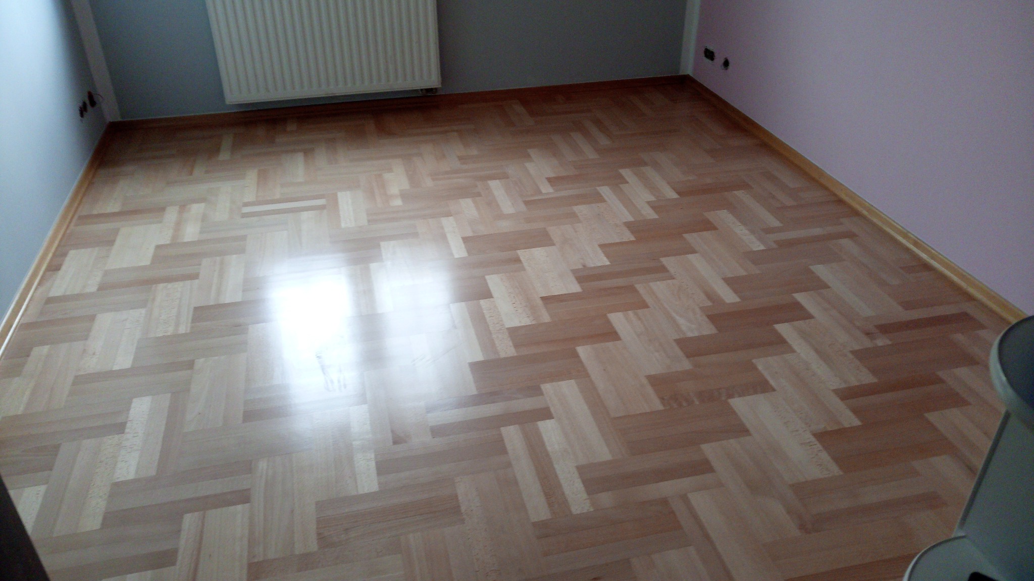 parkiet bukowy - lakier półmat