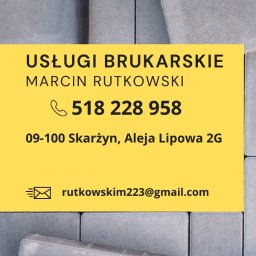 USŁUGI BRUKARSKIE Marcin Rutkowski - Melioracja Skarżyn