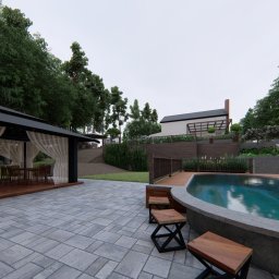 Zakładanie ogrodów Bór 4