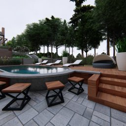 Zakładanie ogrodów Bór 2