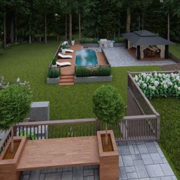 Zakładanie ogrodów Bór 1