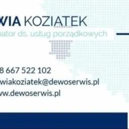 Wizytówka -Sylwia Koziatek Koordynator ds. Usług Porządkowych